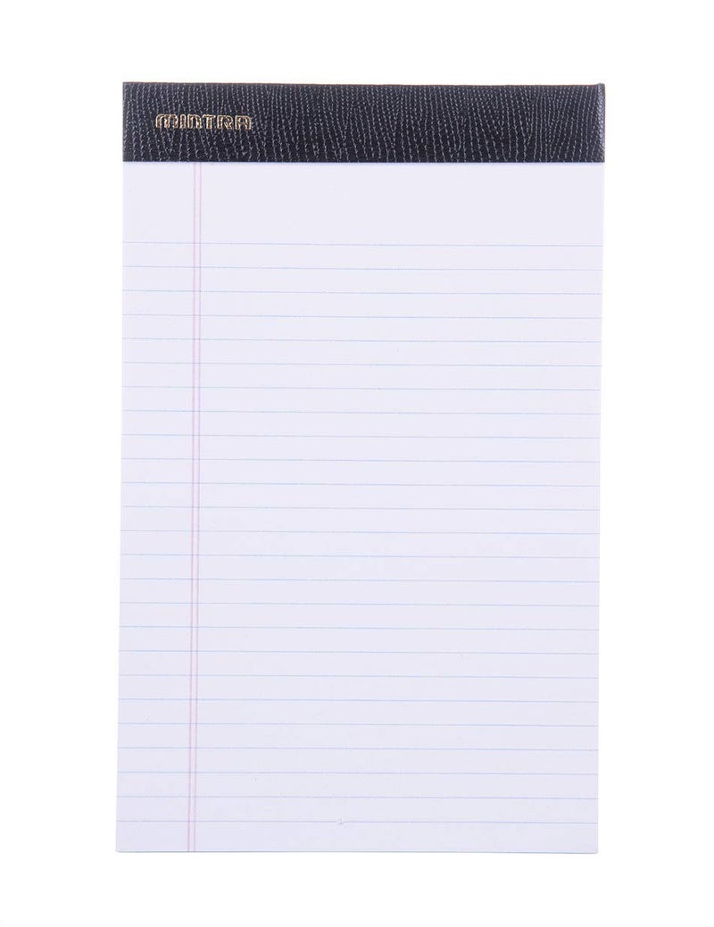 Mintra Office Legal Pads - ((PREMIUM WHITE 6pk, 5in x 8in, NARROW RULED)) - Image 3